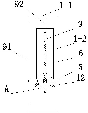 A single-row double-spray cleaning device for high-temperature resistant filter bags