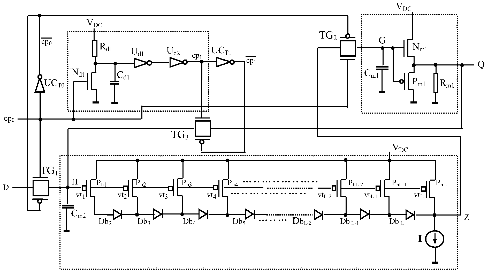 Master-slave follower type single-edge K value trigger constructing method utilizing circuit three-element theory and master-slave follower type single-edge K value trigger circuit