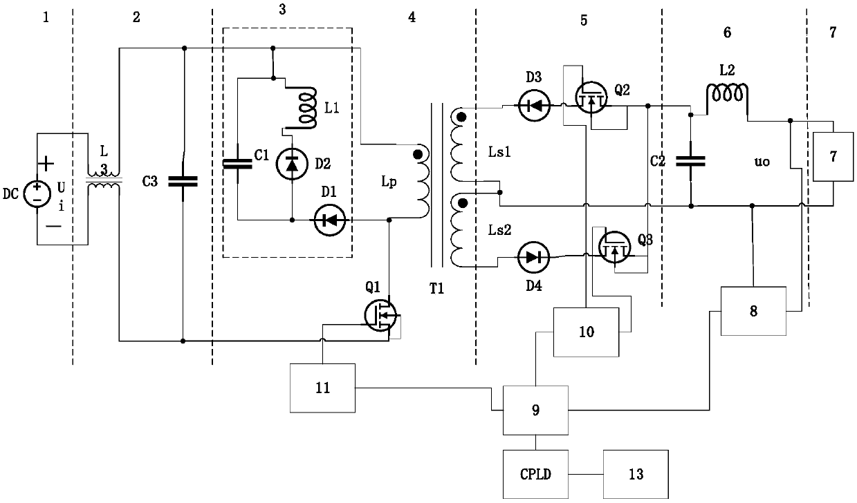 Fast-response soft-switching isolation inverter and method