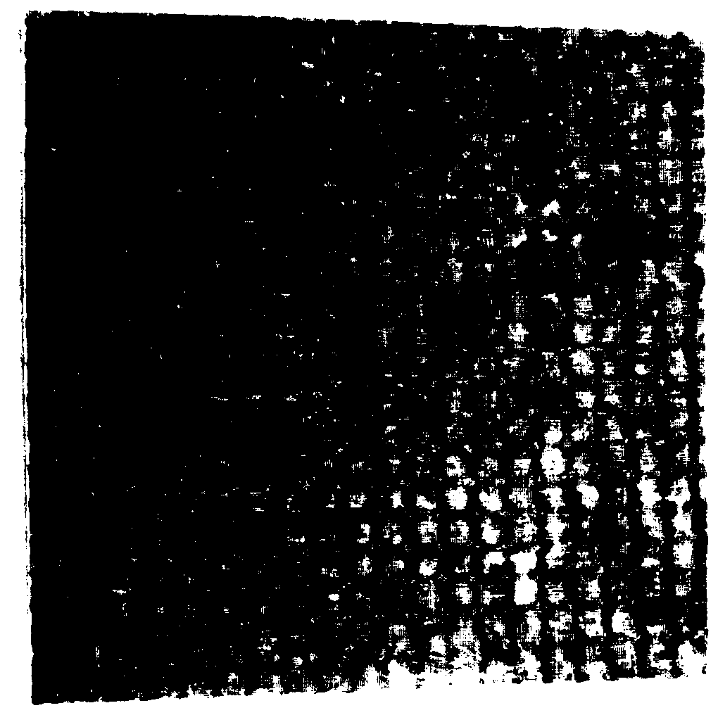 Resin column reinforced broadband wave-absorbing/bearing composite material and preparation method thereof