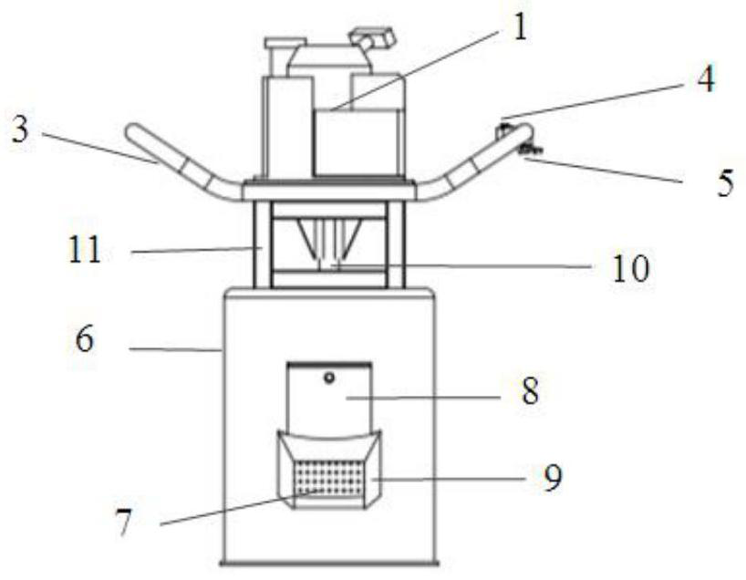 Portable rice seedling raising mud machine