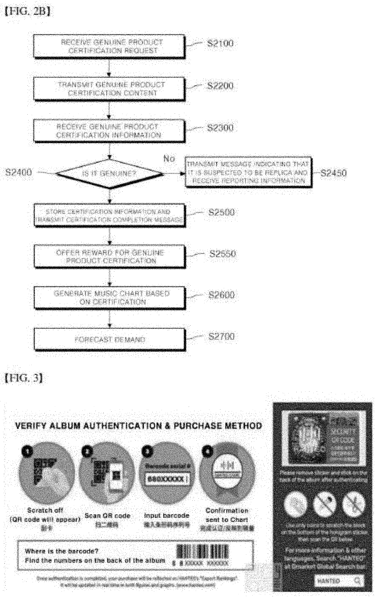 System and Method for Certifying Genuine Product and Generating Music Chart for Copyright Protection