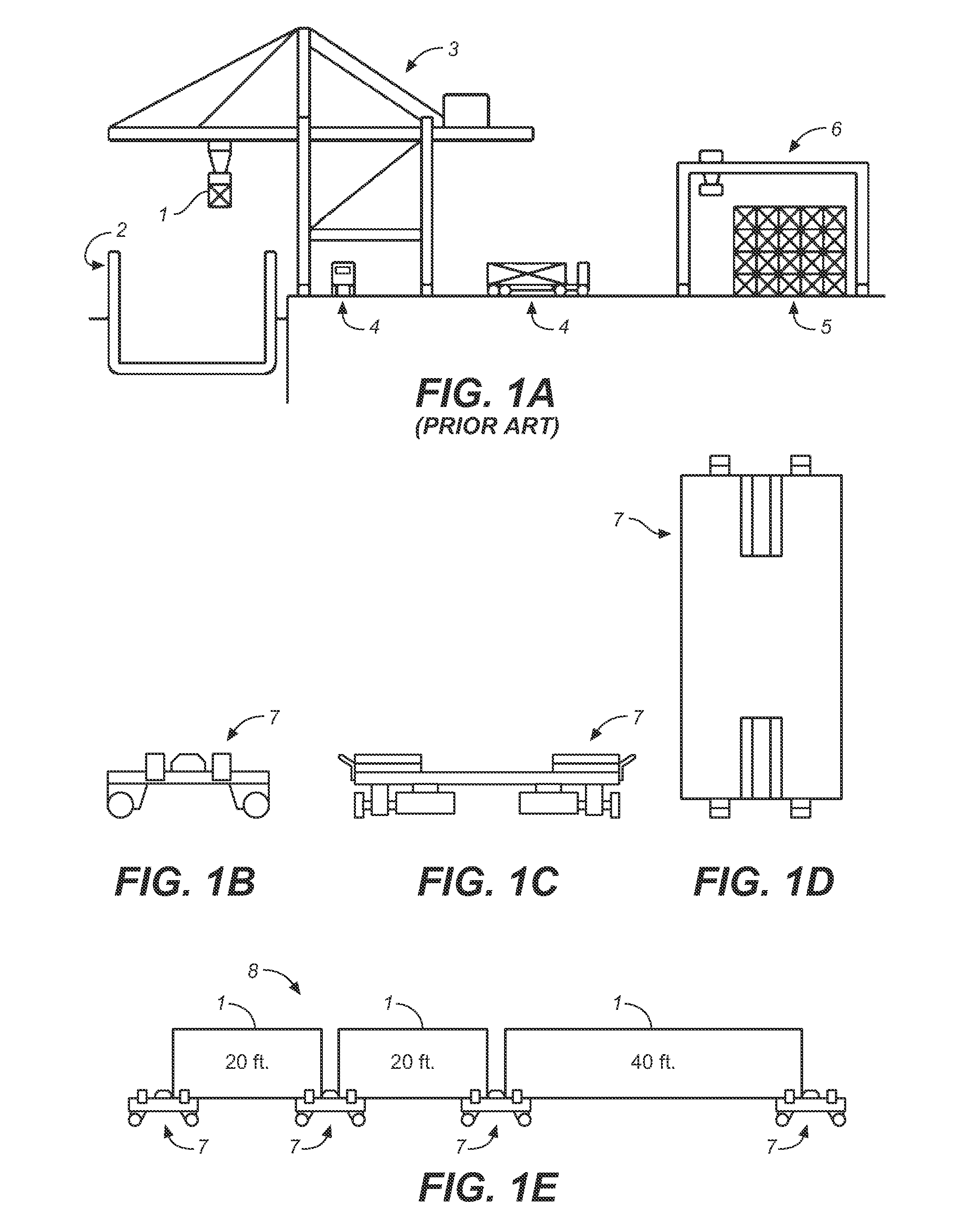 Container storage yard transporation system