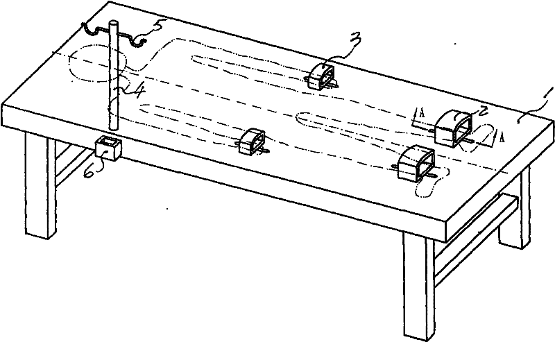 Multifunctional electrocardio examining table