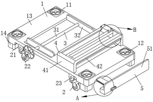 Concrete pouring formwork production device