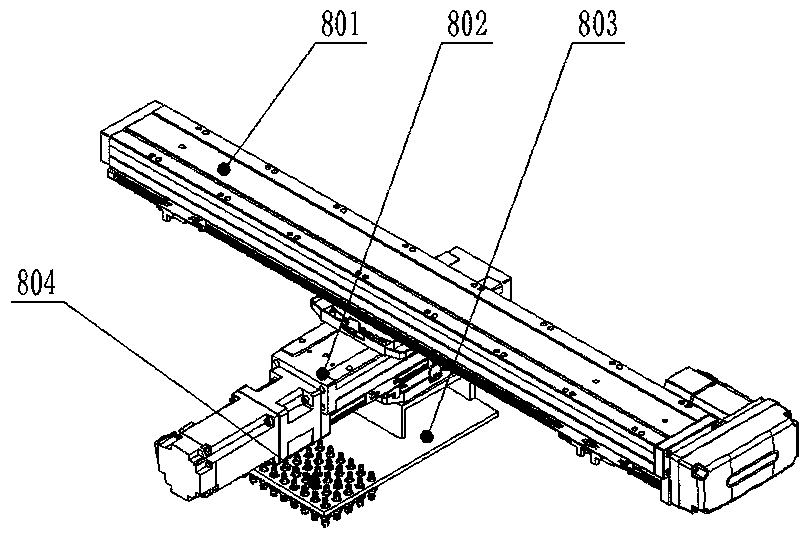 Fish body slicing processing and sorting integrated device and method