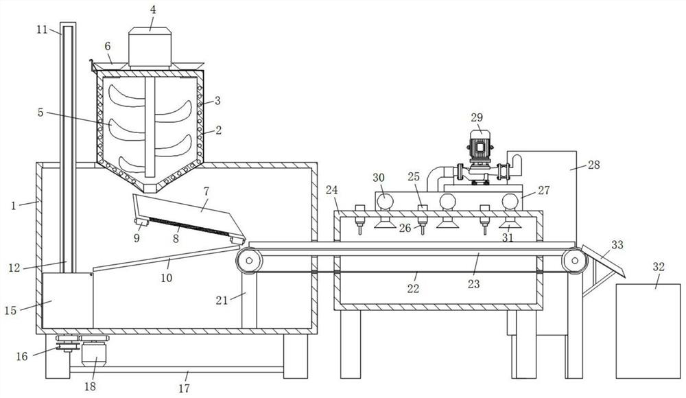 Convenient stir-frying equipment for processing trichosanthes kirilowii maxim seeds