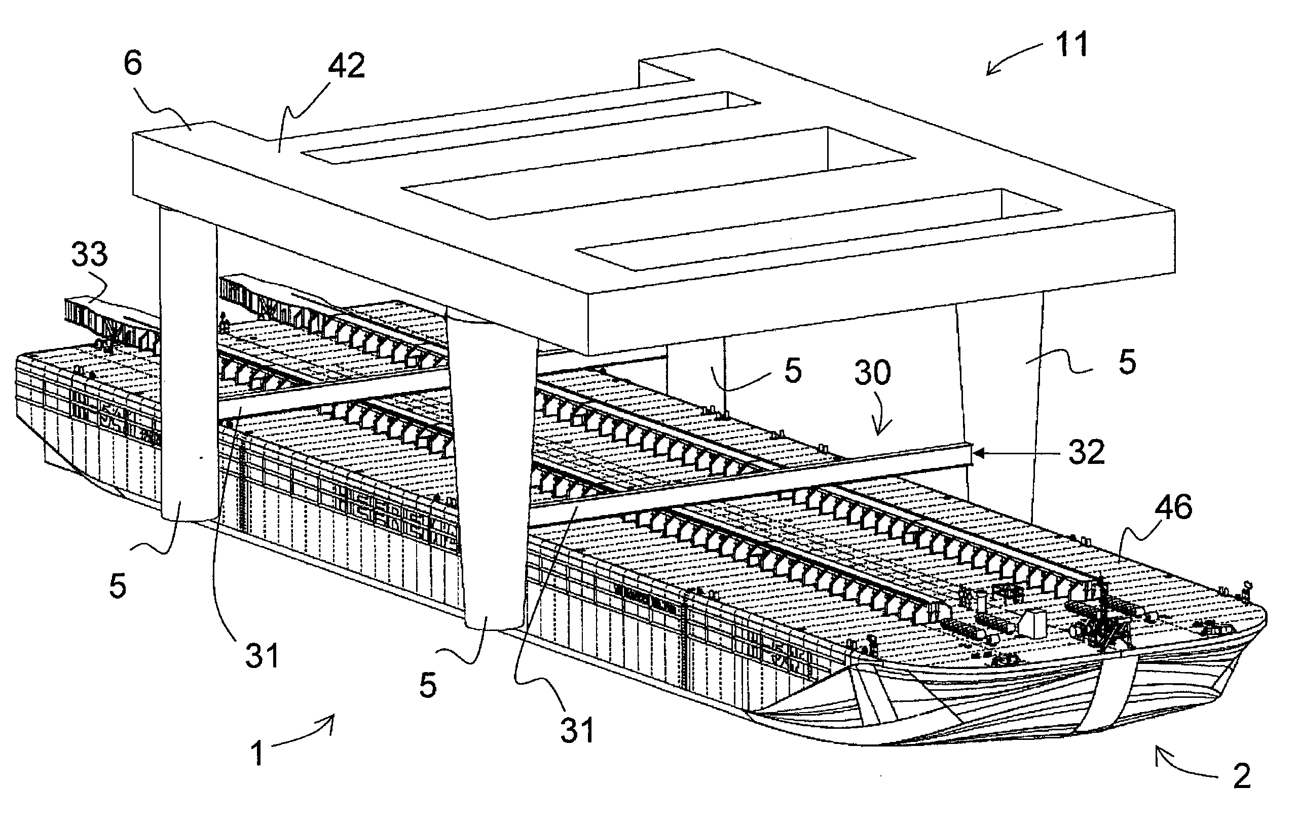 Removal of platforms at sea