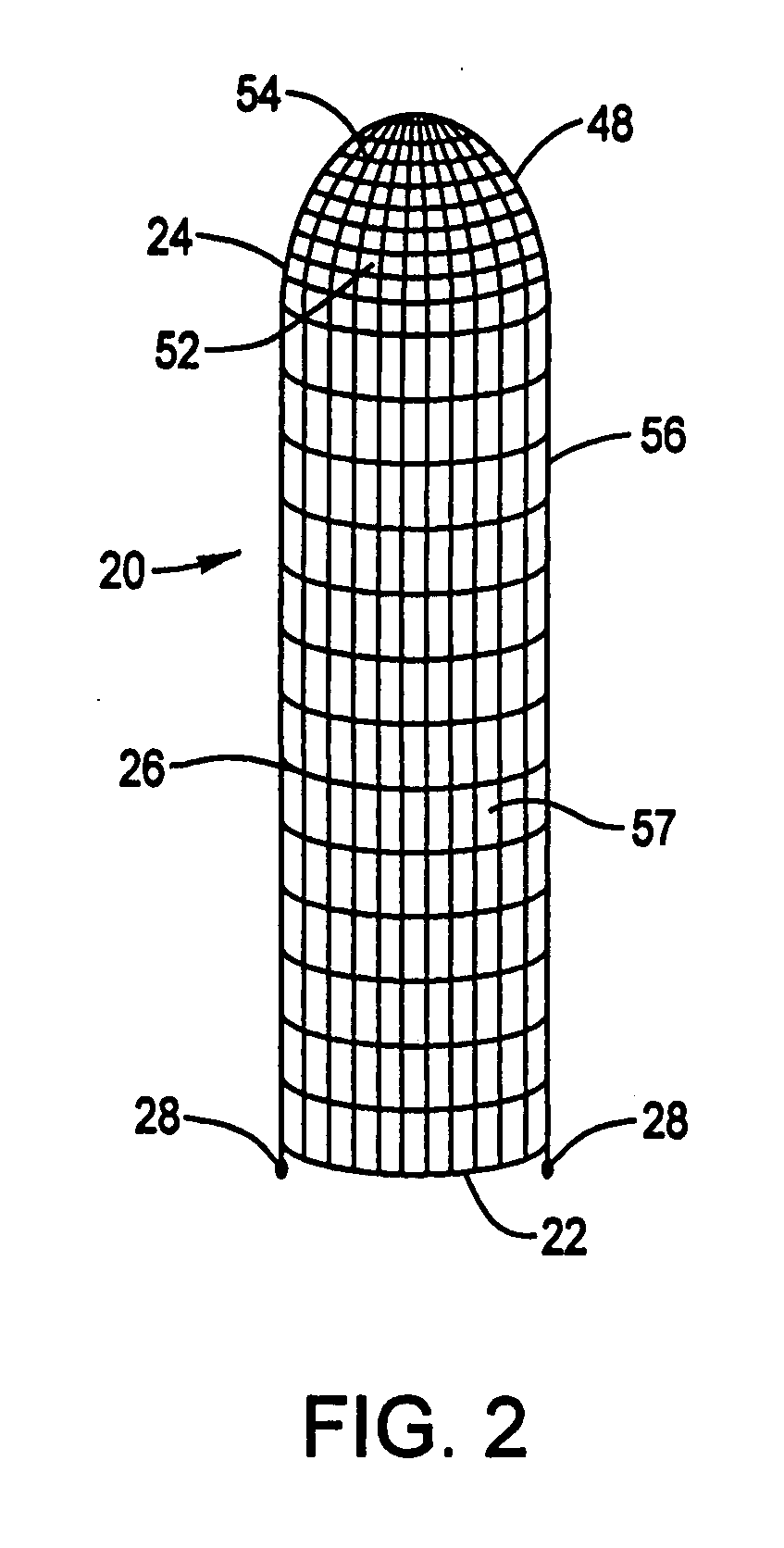 Bifurcation aneurysm treatment stent with distal web