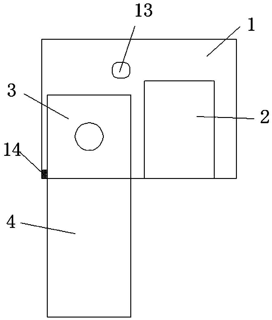 Electronic product production code spraying device with dust removal function