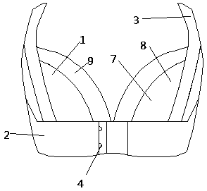 Nursing brassiere capable of promoting milk secretion