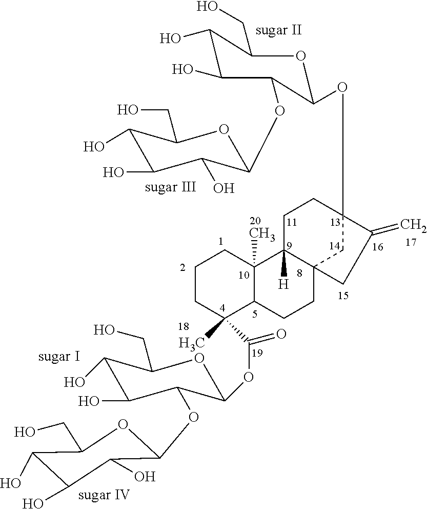 Rebaudioside e and food products sweetened with rebaudioside e