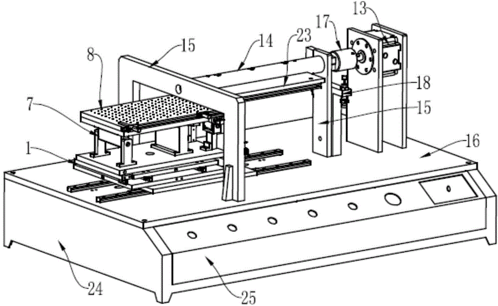 Linear processing equipment of intelligent digital communication equipment touch screen surface high-molecular compound