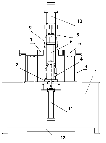 Pneumatic control assembling device of swivel joint