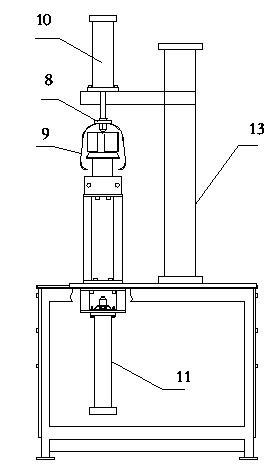 Pneumatic control assembling device of swivel joint