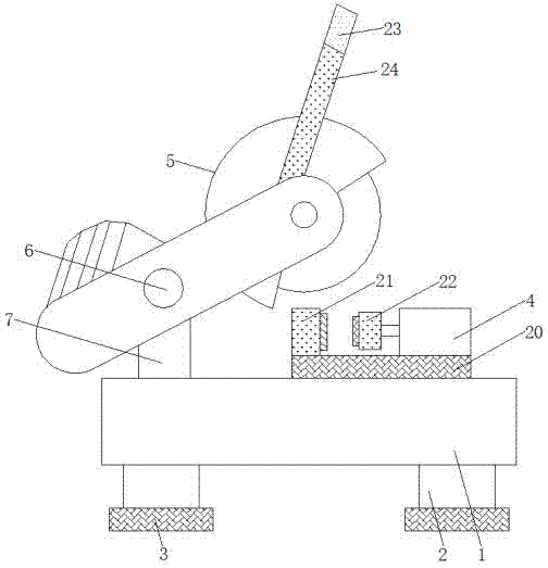 Automobile component processing cutting equipment with clamping function