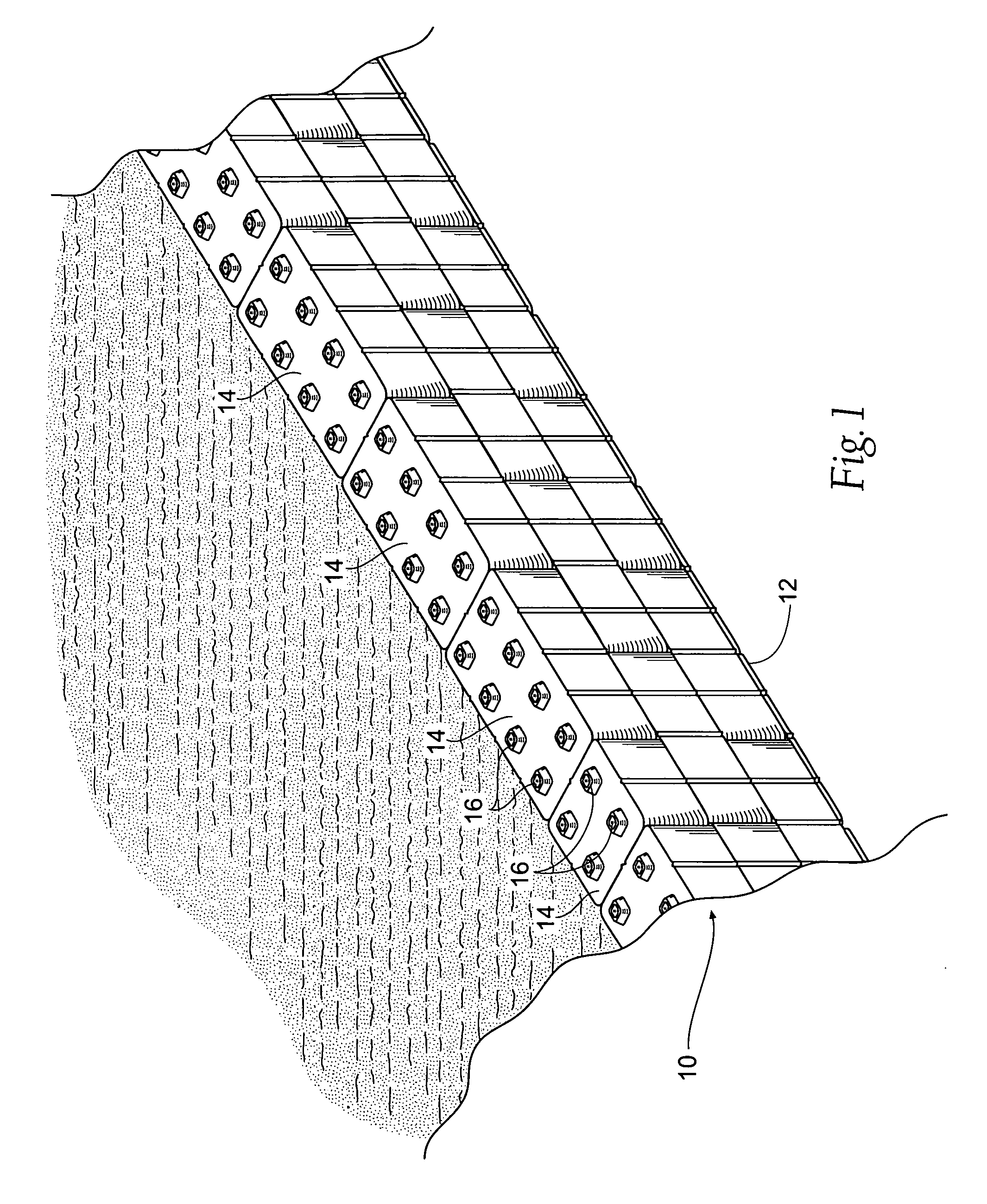 Riparian flood wall structure