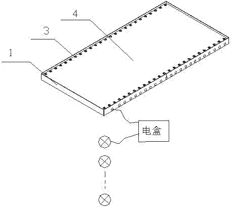 Trampling simply supported beam piezoelectric generating device