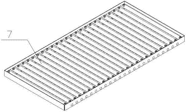 Trampling simply supported beam piezoelectric generating device