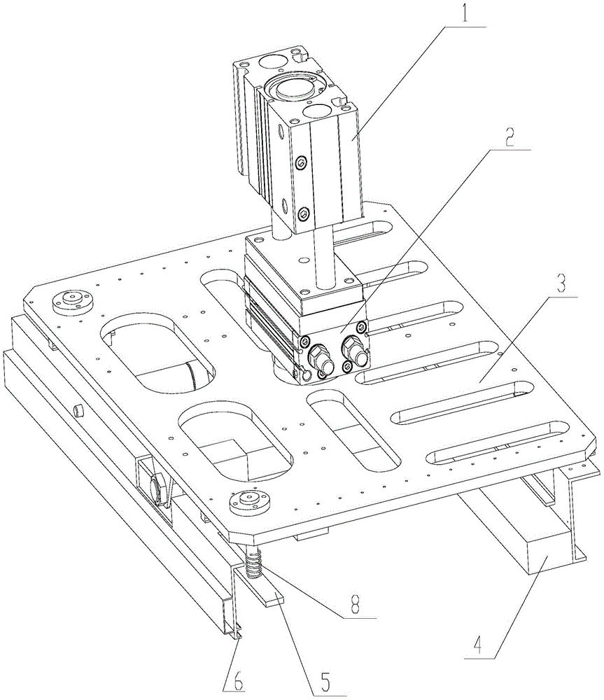 Combined firework barrel row transferring device