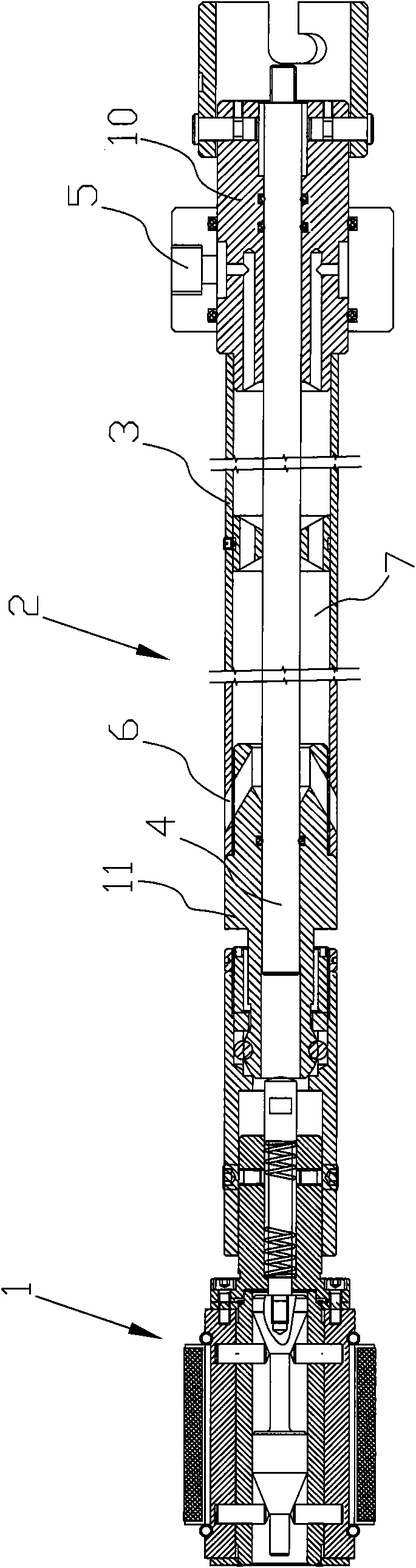 Novel automatic oil spout type honing lever