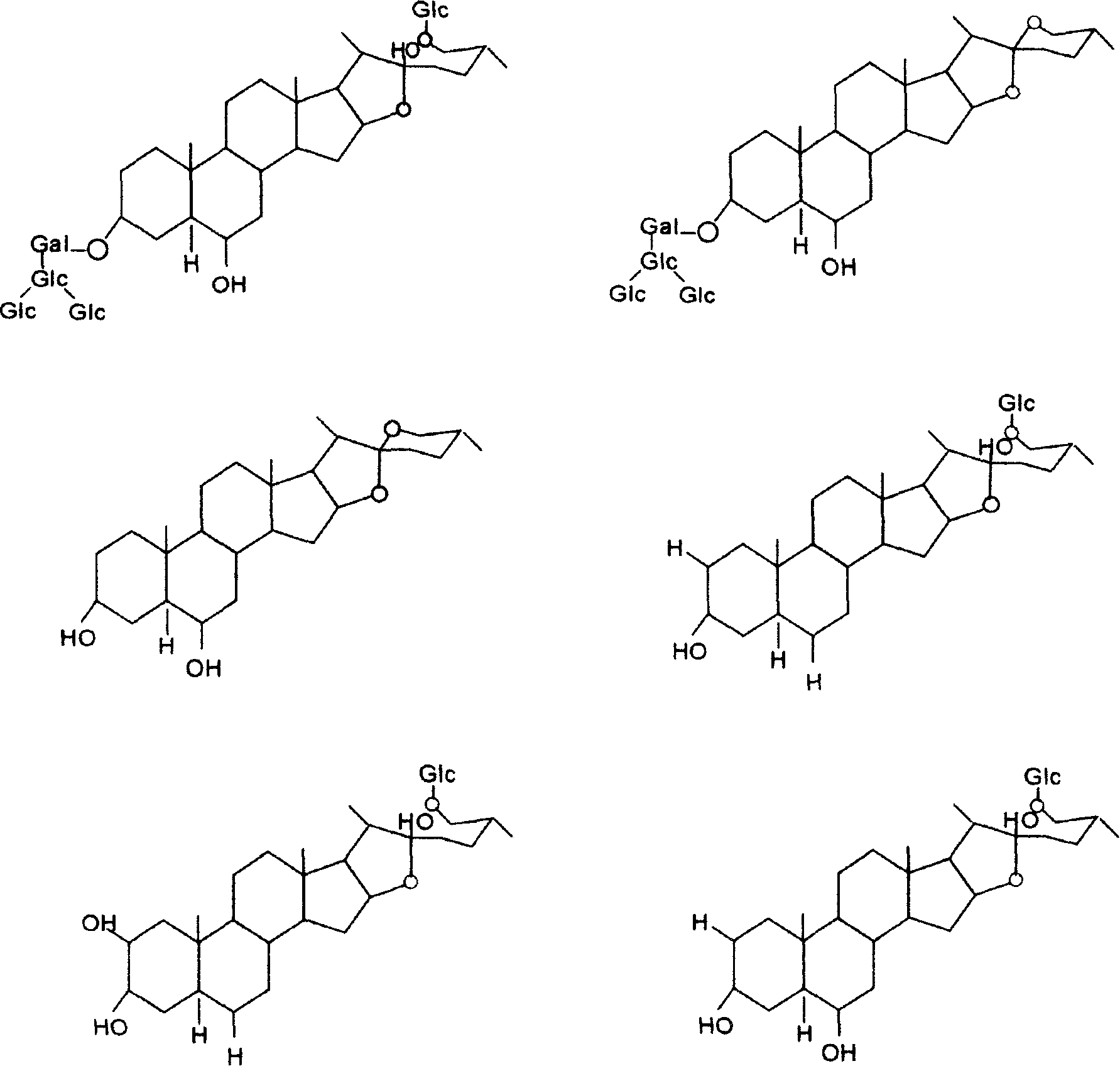 Extracting technique of garlic glucoside and garlic biological activity component compound and function