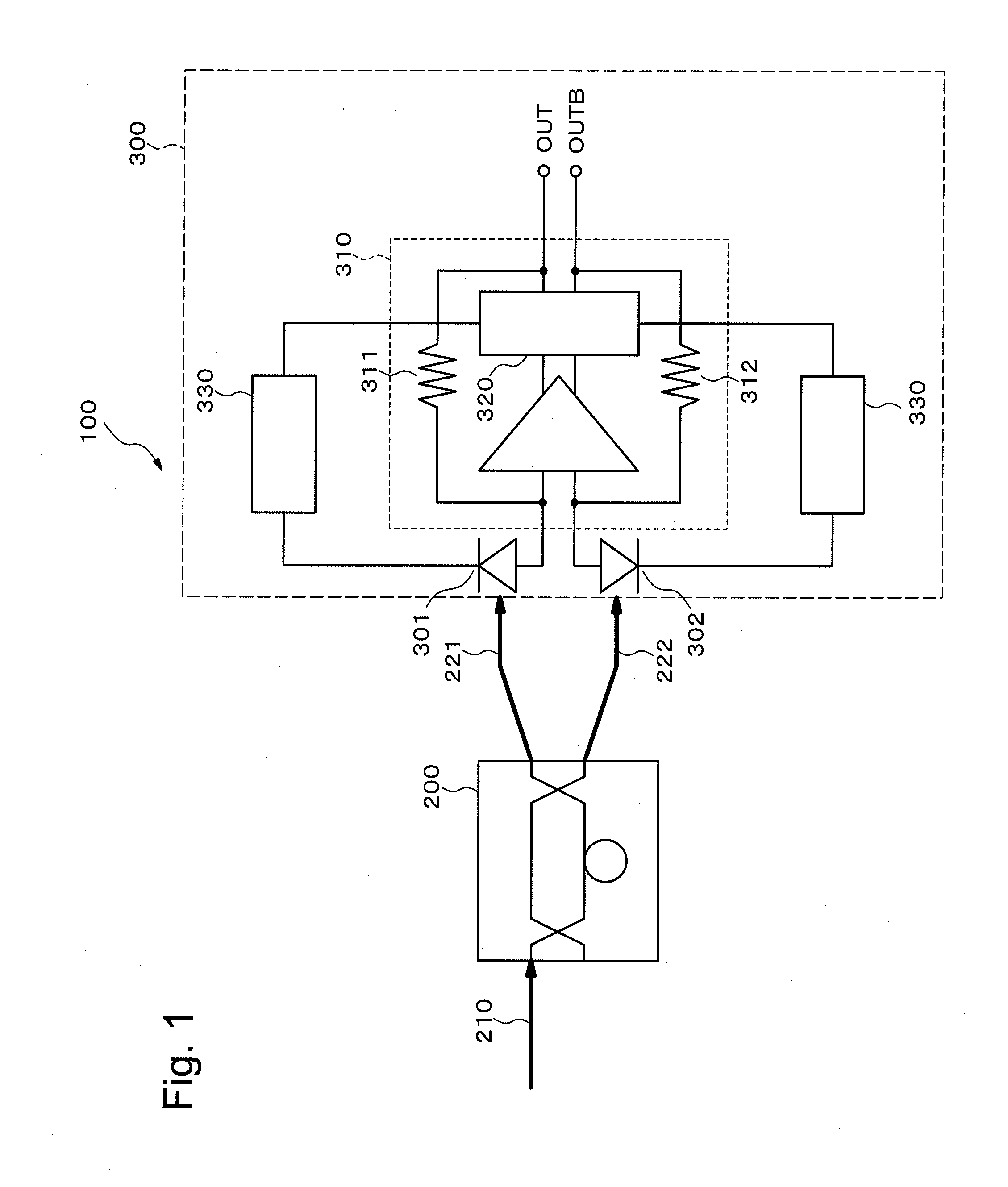 Optical receiver, optical reception device, and correction method for optical received intensity