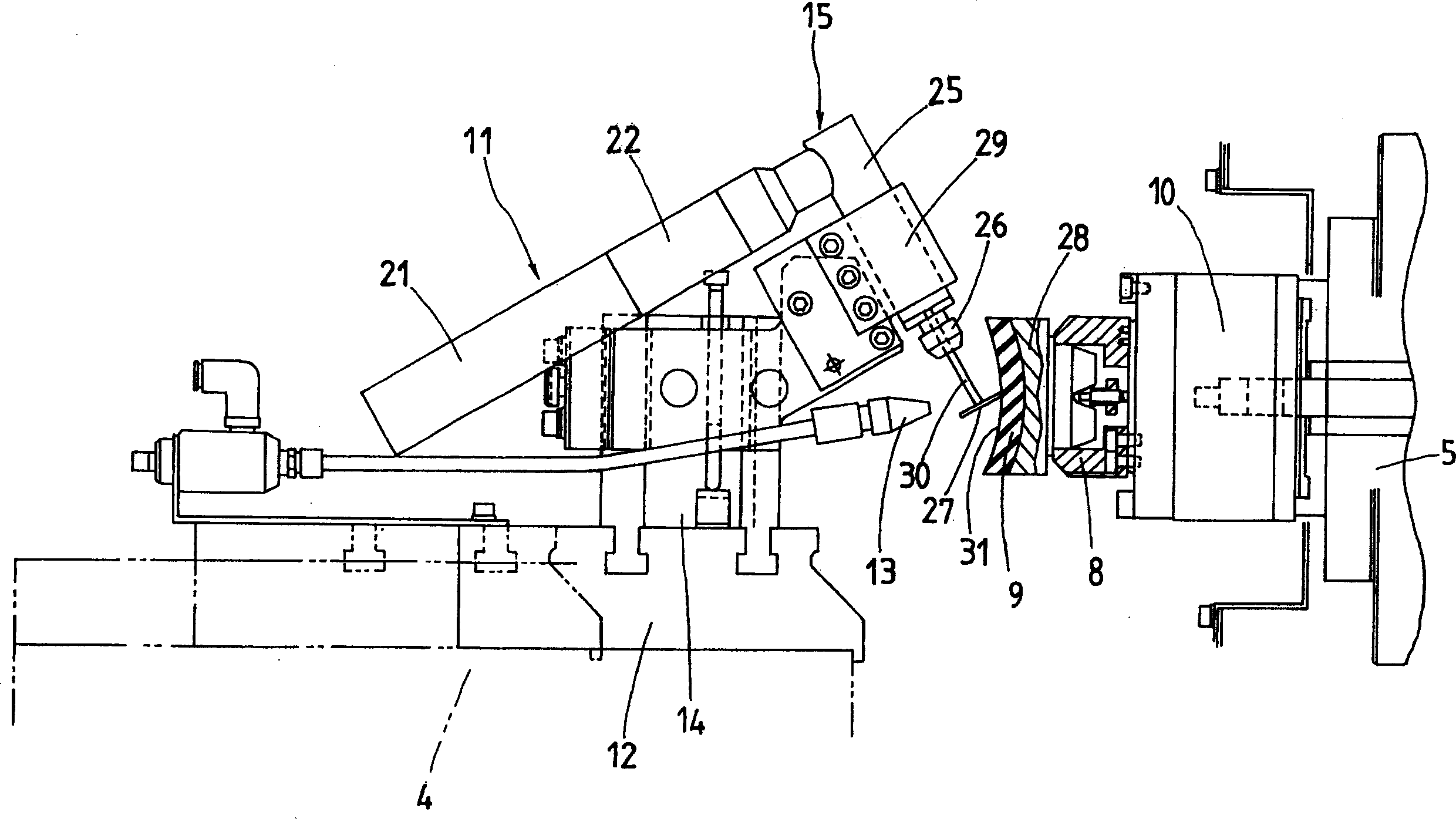 Digital control working machine with grinder