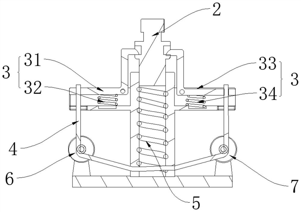 A lock-release structure actuated by shape memory alloy strips