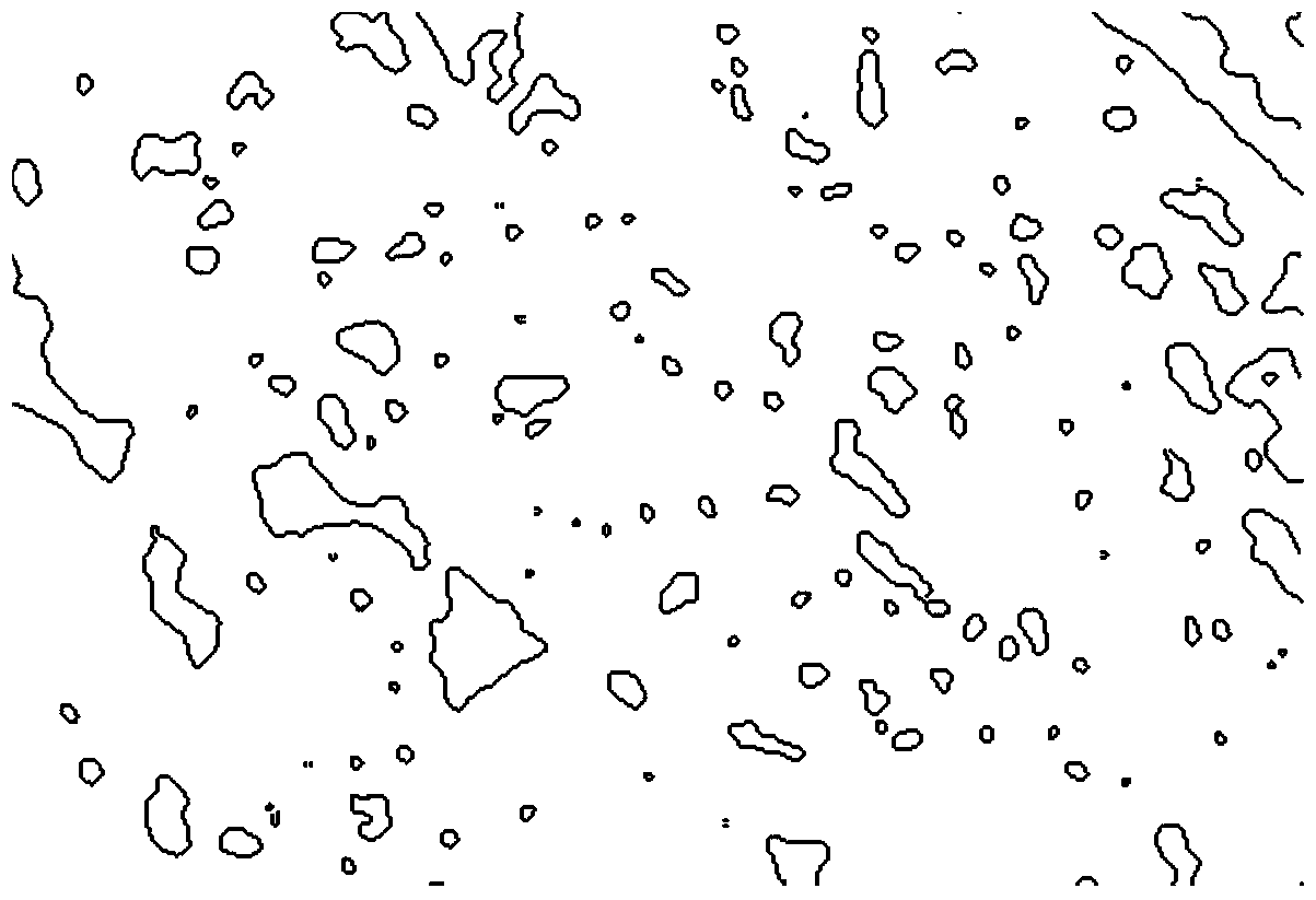 Method and device for determining the microstructure of carbonate rock