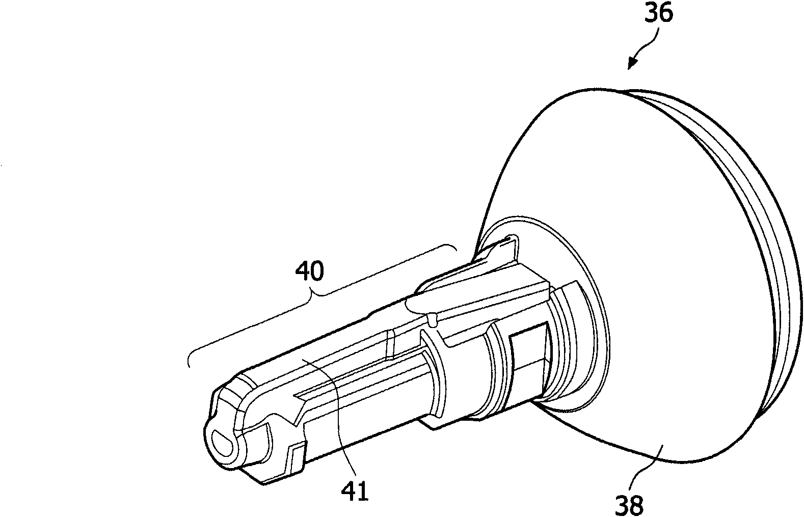 A brushhead/handle interface for a power toothbrush