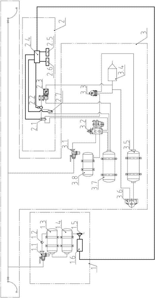 Pneumatic-electric braking system for goods train