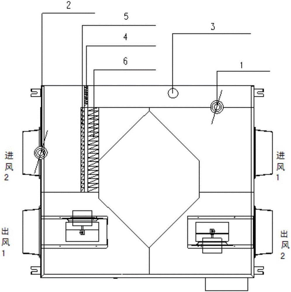 Dual-circulation intelligent oxygen fresh air purification system