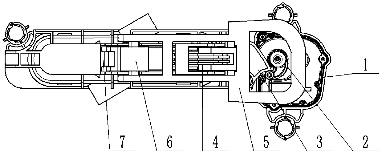 Hidden handle for vehicle door and vehicle door