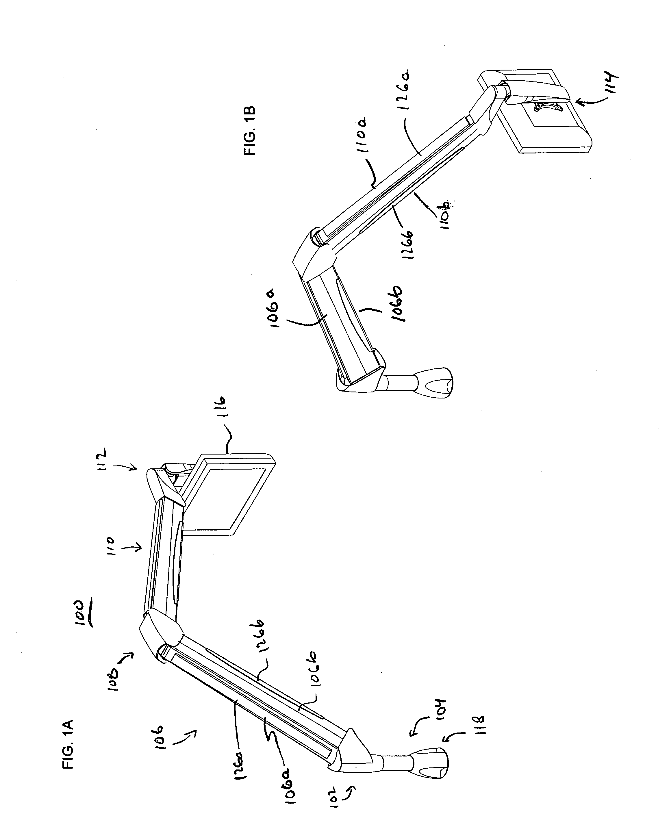 Extension arm with moving clevis