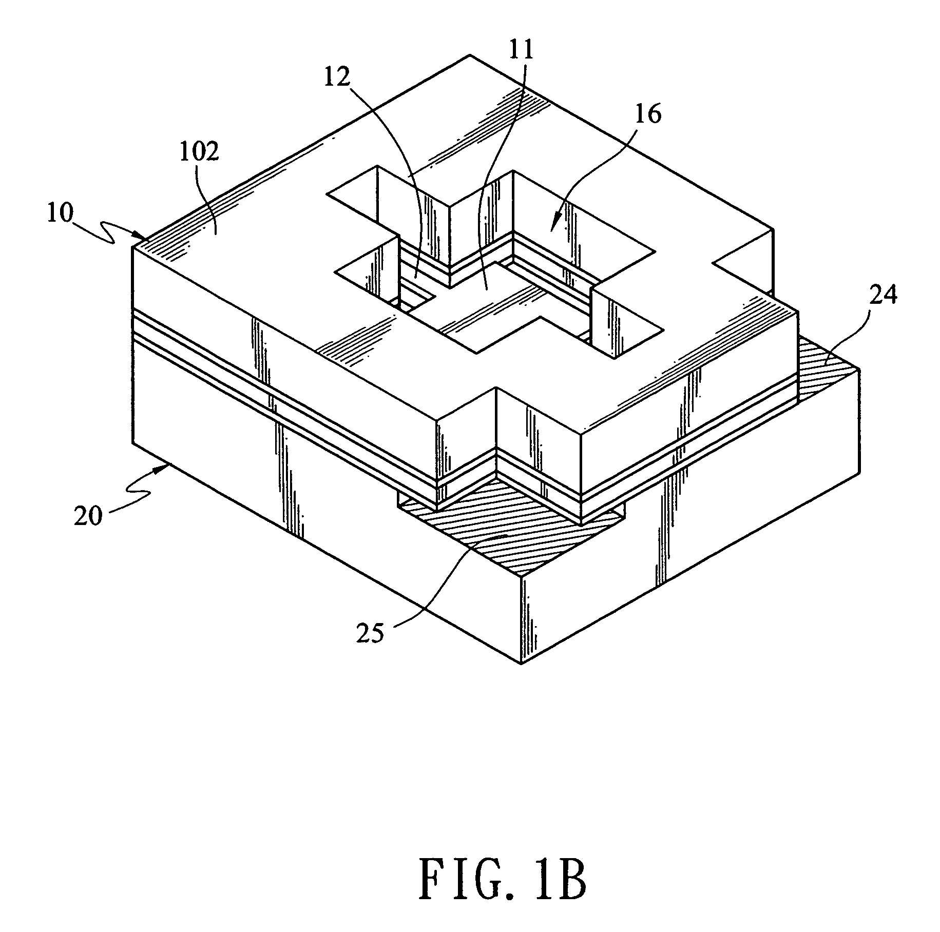 Electrostatic movable micro mirror chip