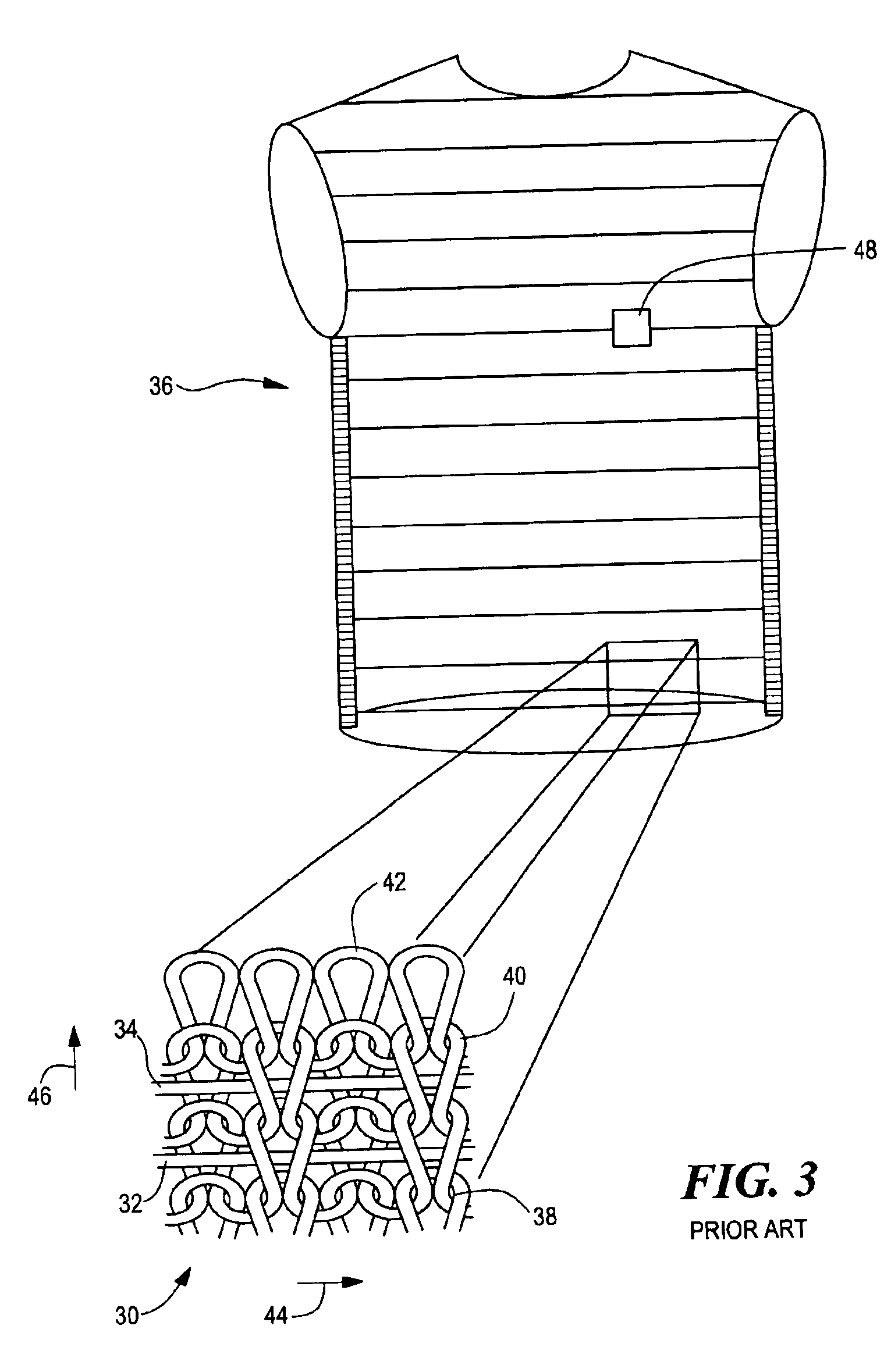 Tubular knit fabric and system