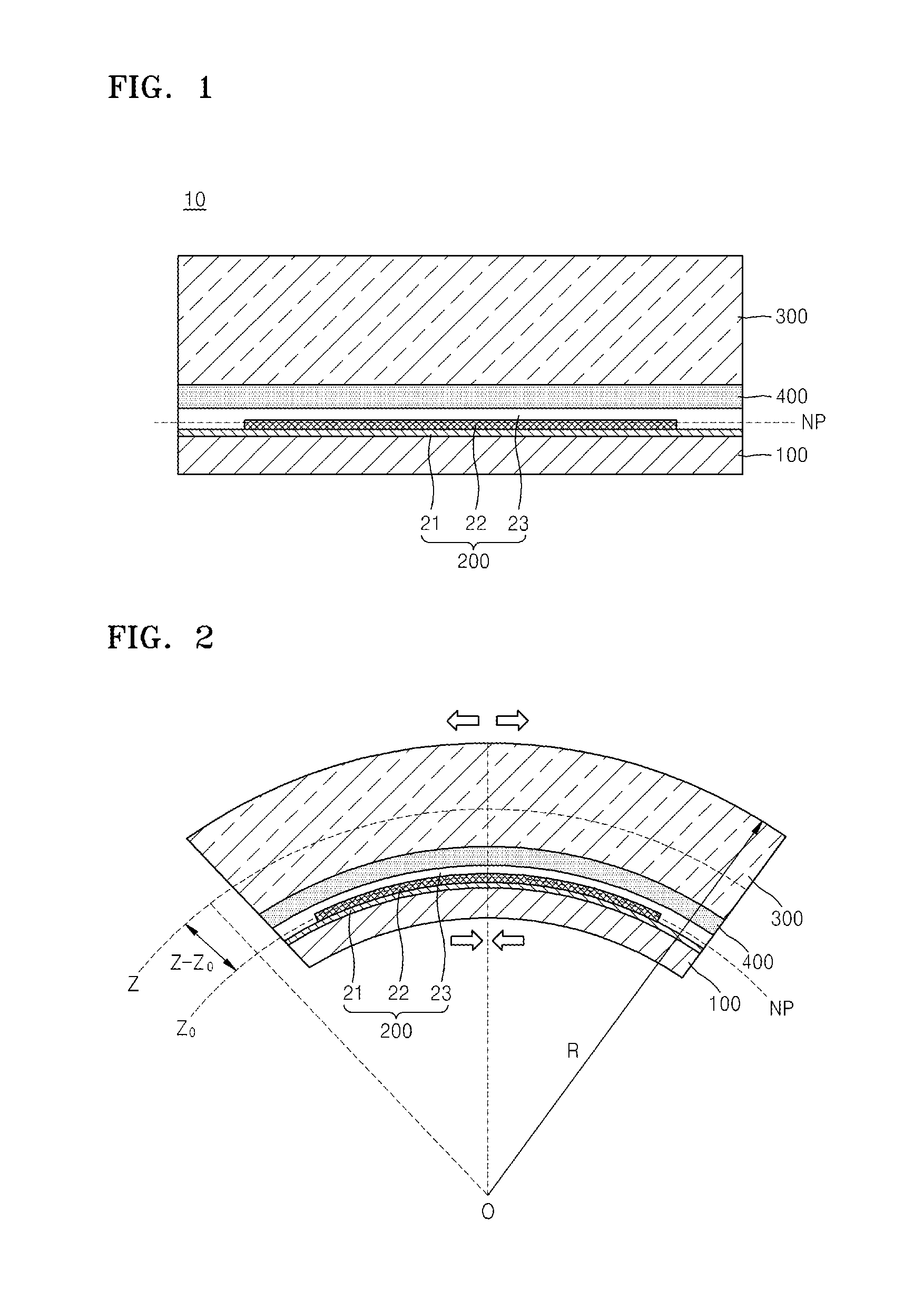 Display apparatus having improved bending properties and method of manufacturing same