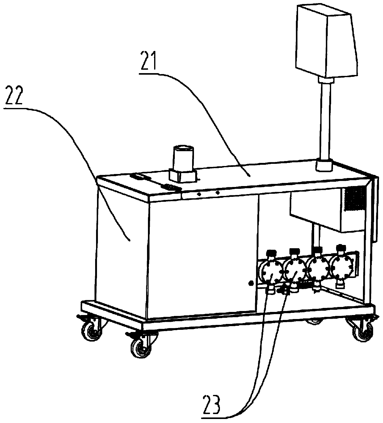 Laver double-sided dye seasoning machine