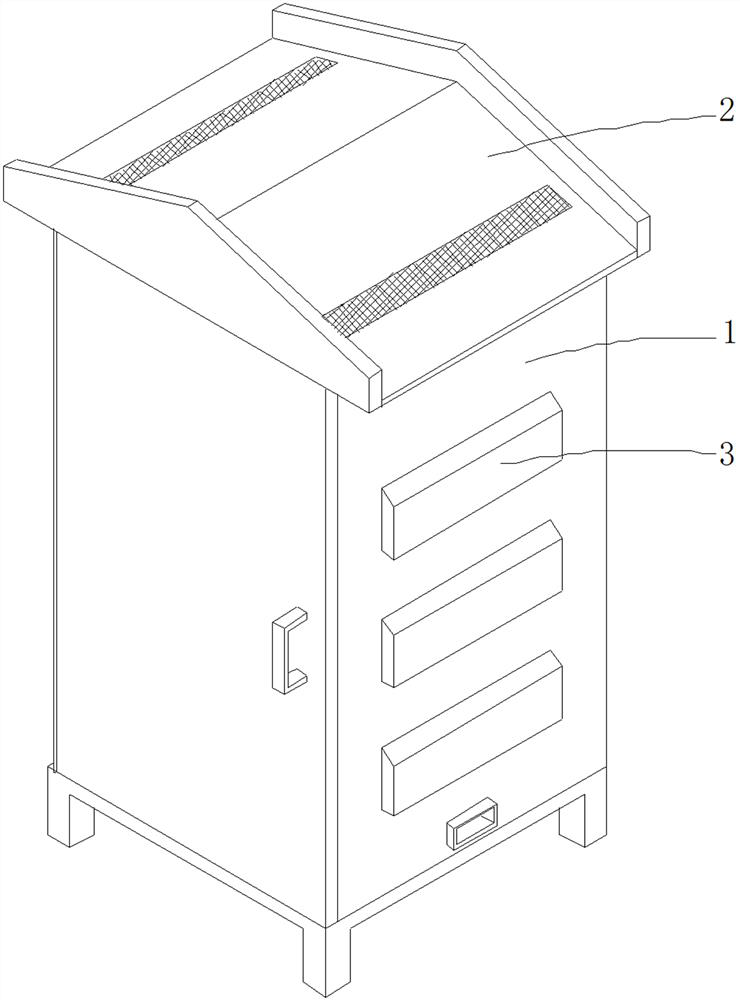 A computer network cabinet capable of increasing cooling effect