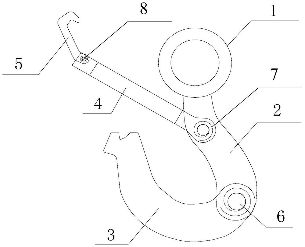 Underwater quick unhooking device