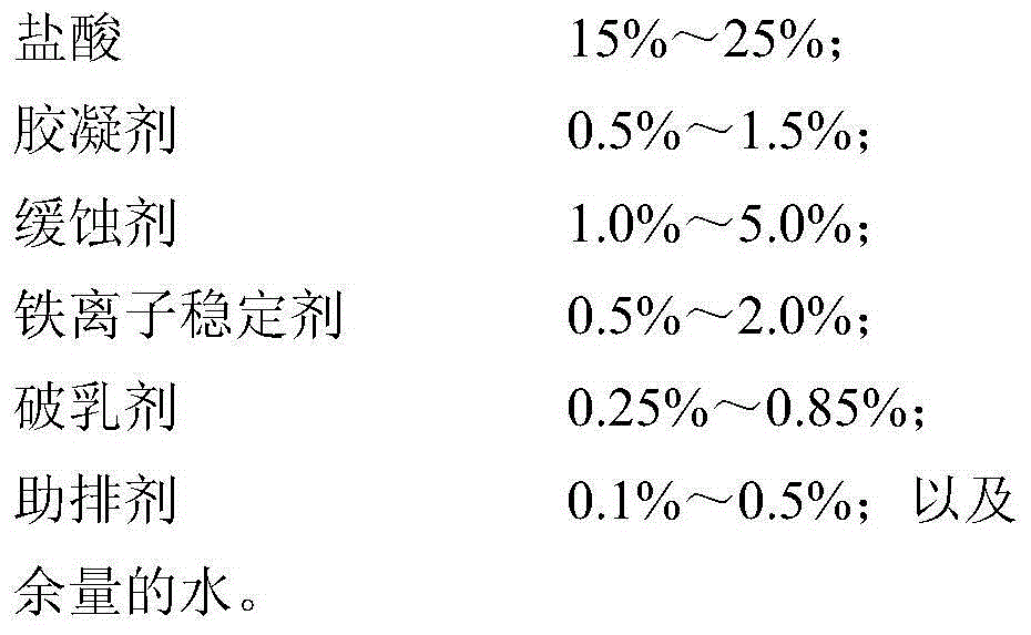 Gelling agent for gelled acid system and preparation and application thereof