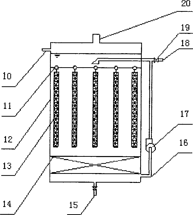 Sludge phase-splitting slaking method of water treatment plant