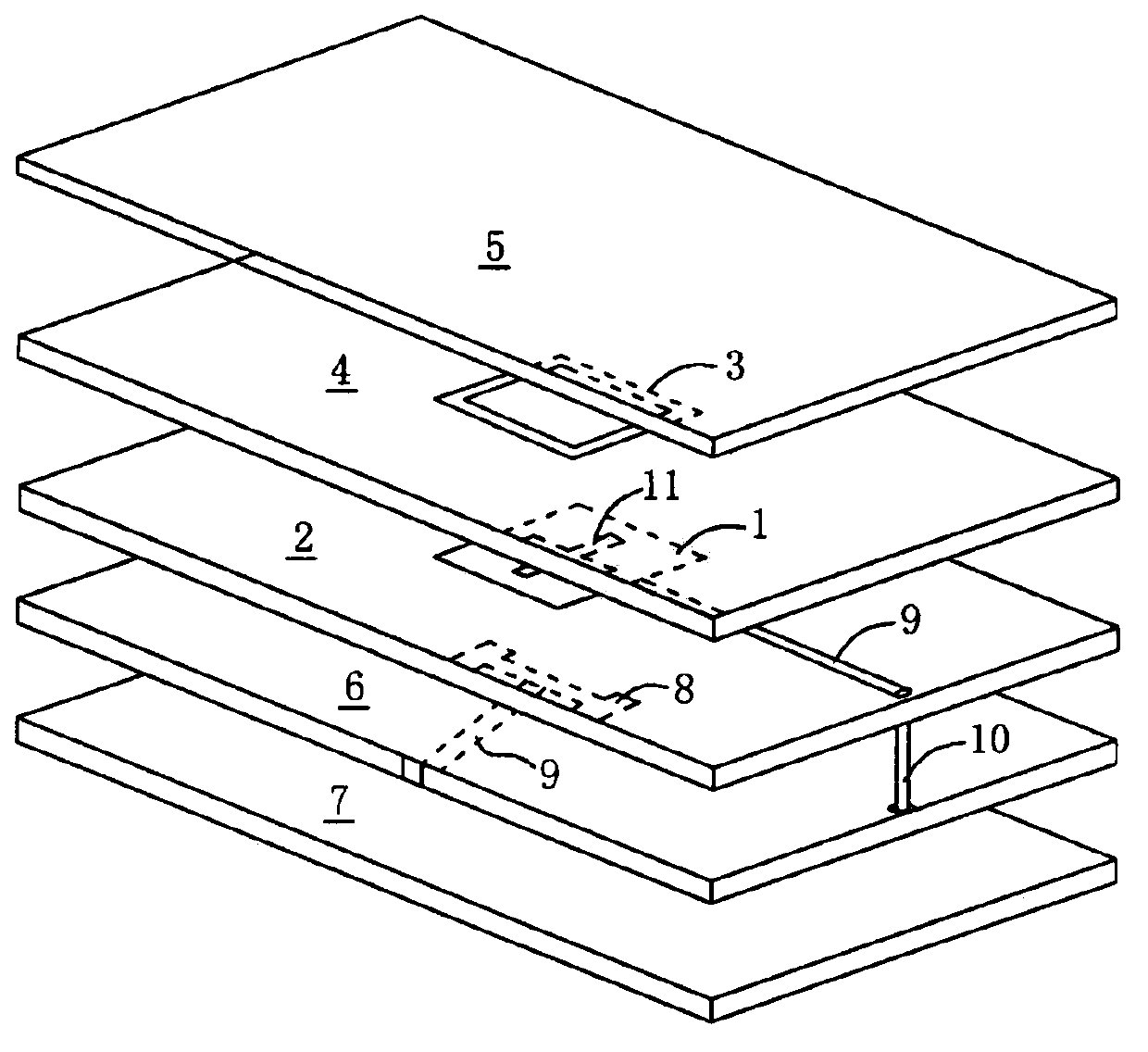 Micro-strip antenna unit and array thereof