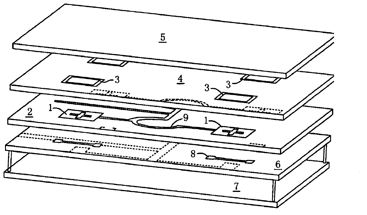 Micro-strip antenna unit and array thereof