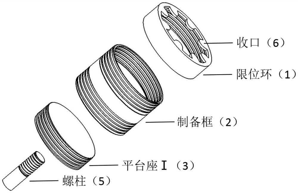 Scanning electron microscope sample table and sample preparation method thereof