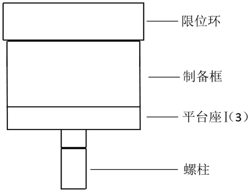 Scanning electron microscope sample table and sample preparation method thereof