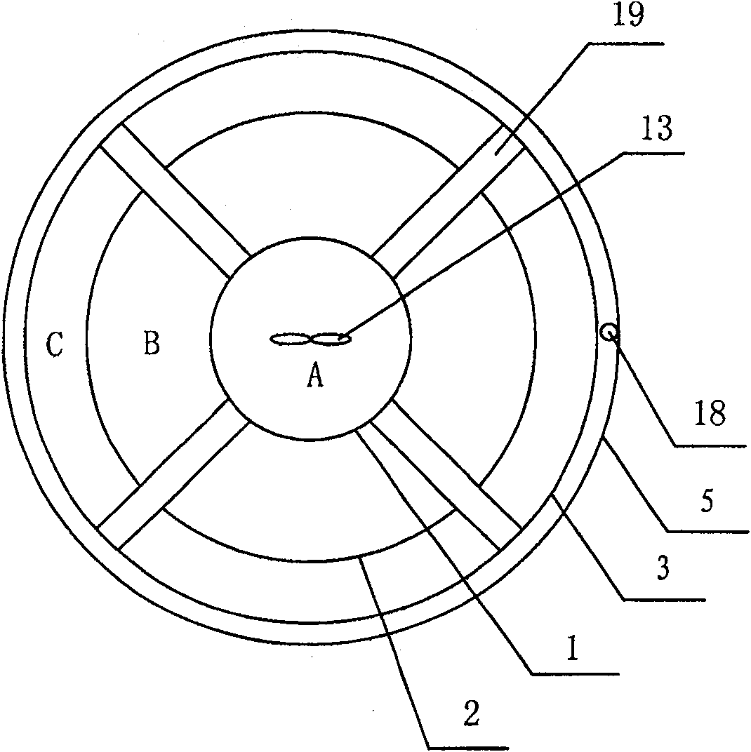 Active sludge-biomembrane compounding integral sewage treating method and apparatus