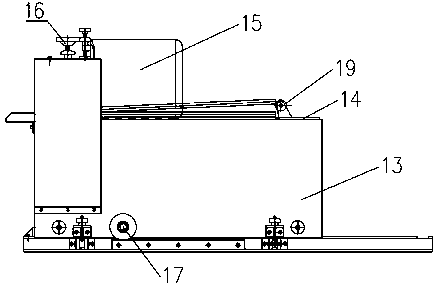 Automatic carton nailing machine