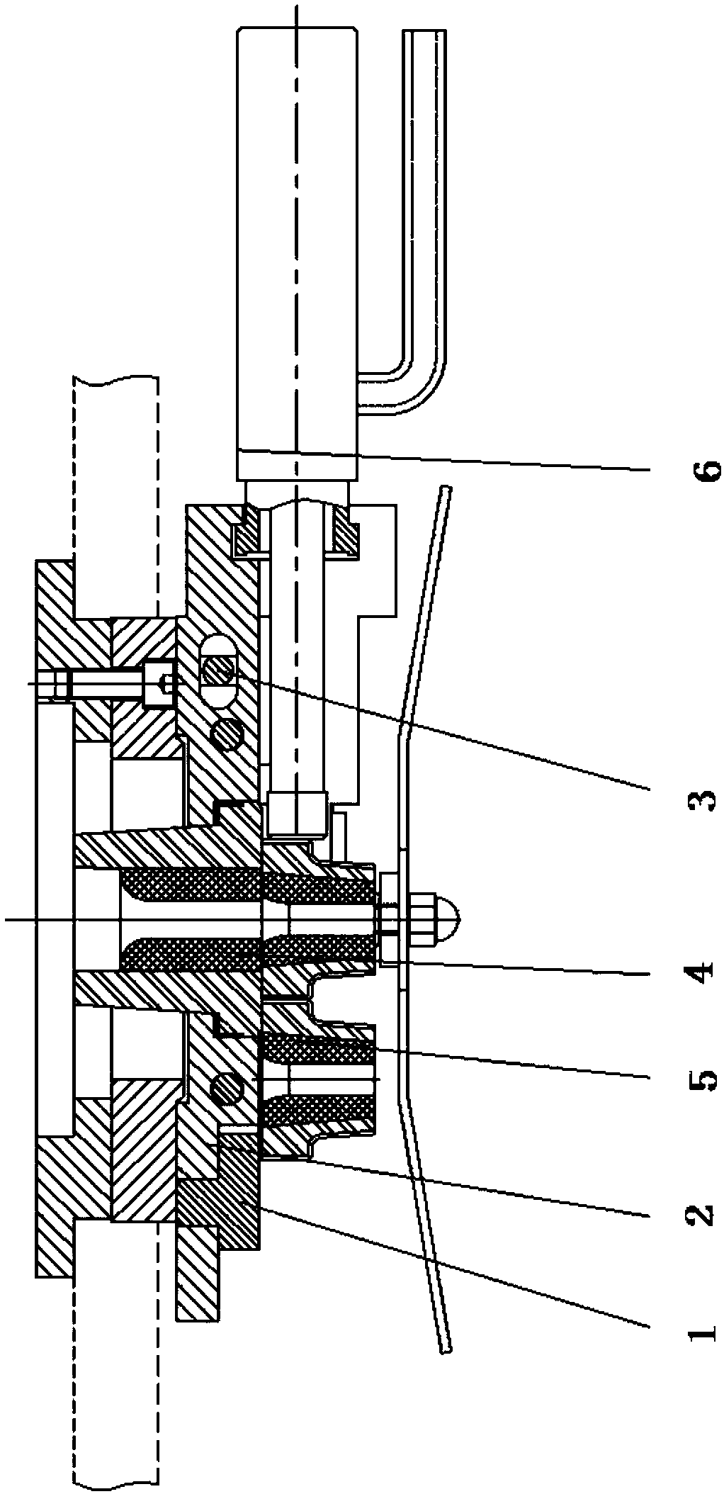 Tundish quick-change sliding nozzle mechanism, assembly tooling and assembly method thereof